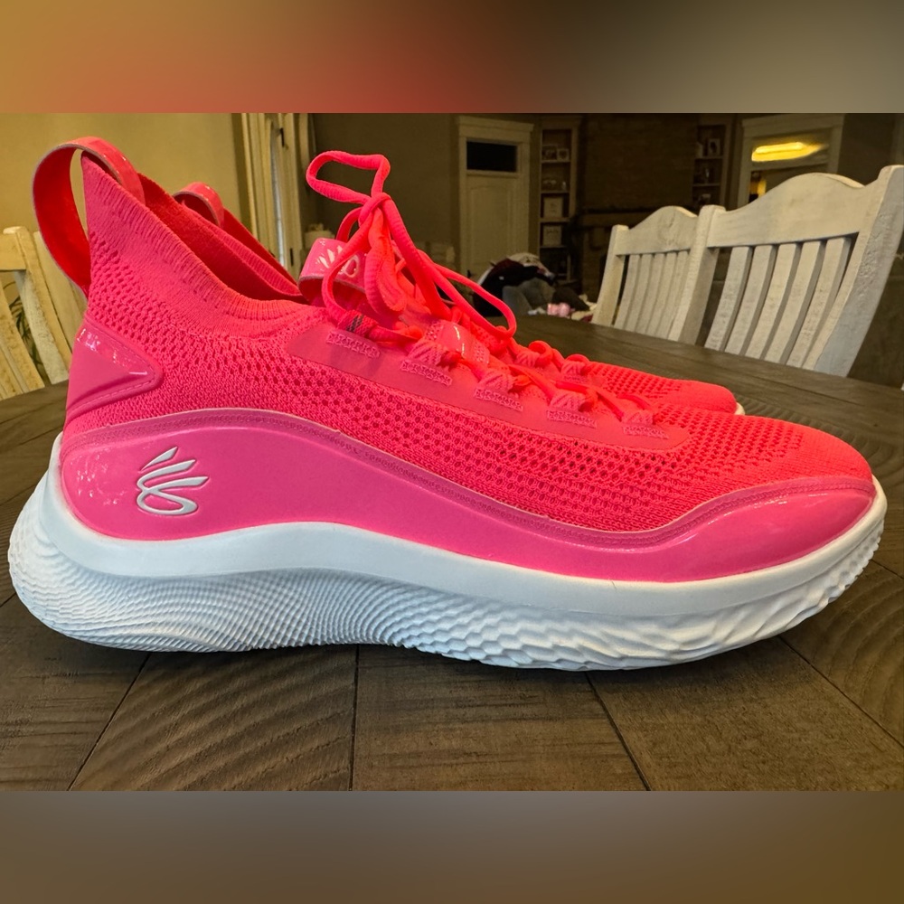 Under Armour Curry Flow 8 "Team Pink" Men's Athletic Shoes Size 15 (NWOT)